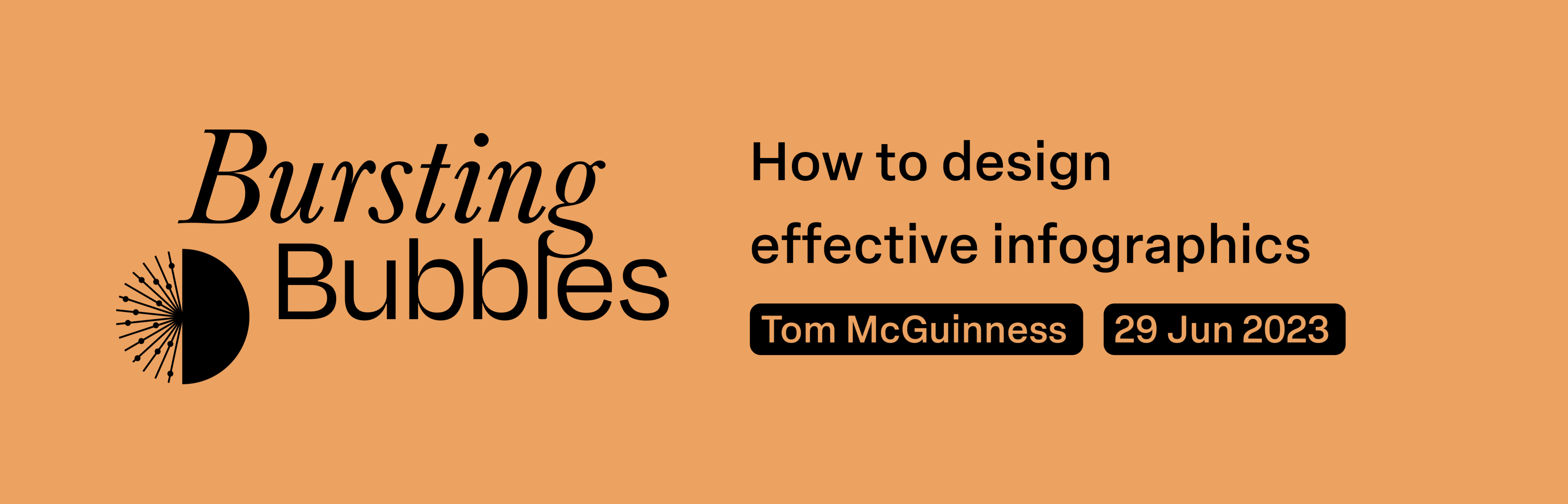 How to create effective infographics, with Tom McGuinness